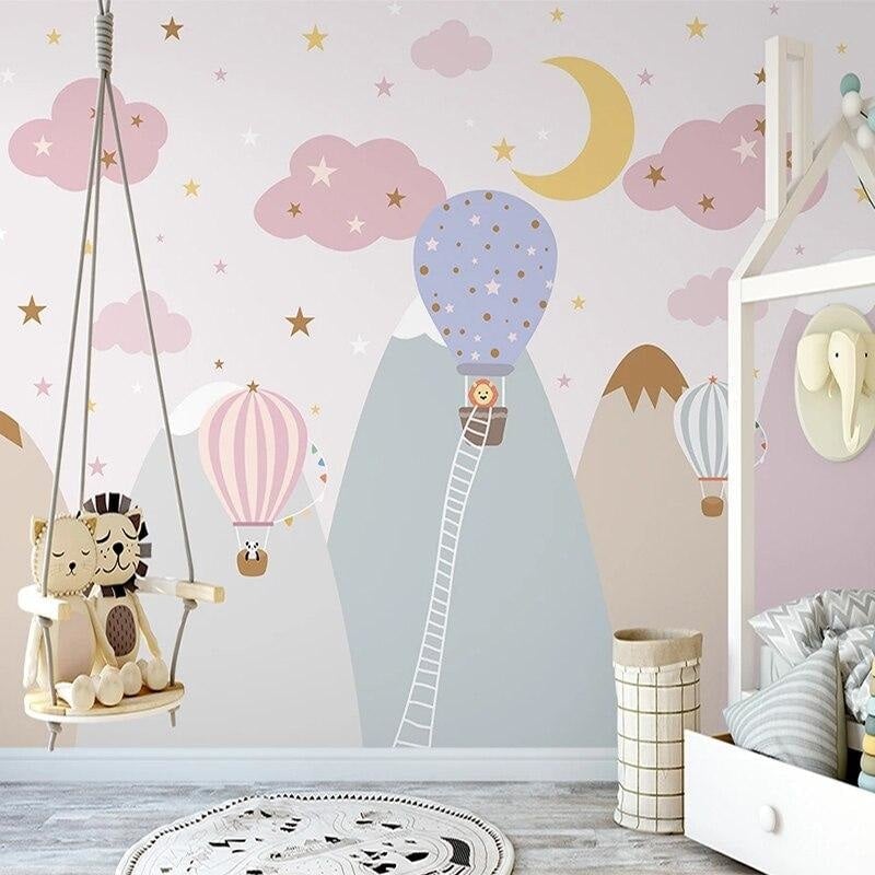 Papier Peint Rose Chambre Fille