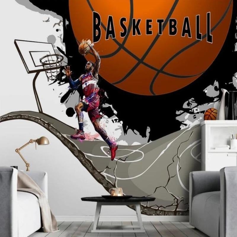 Basketball Wall Tapestry - Second Image